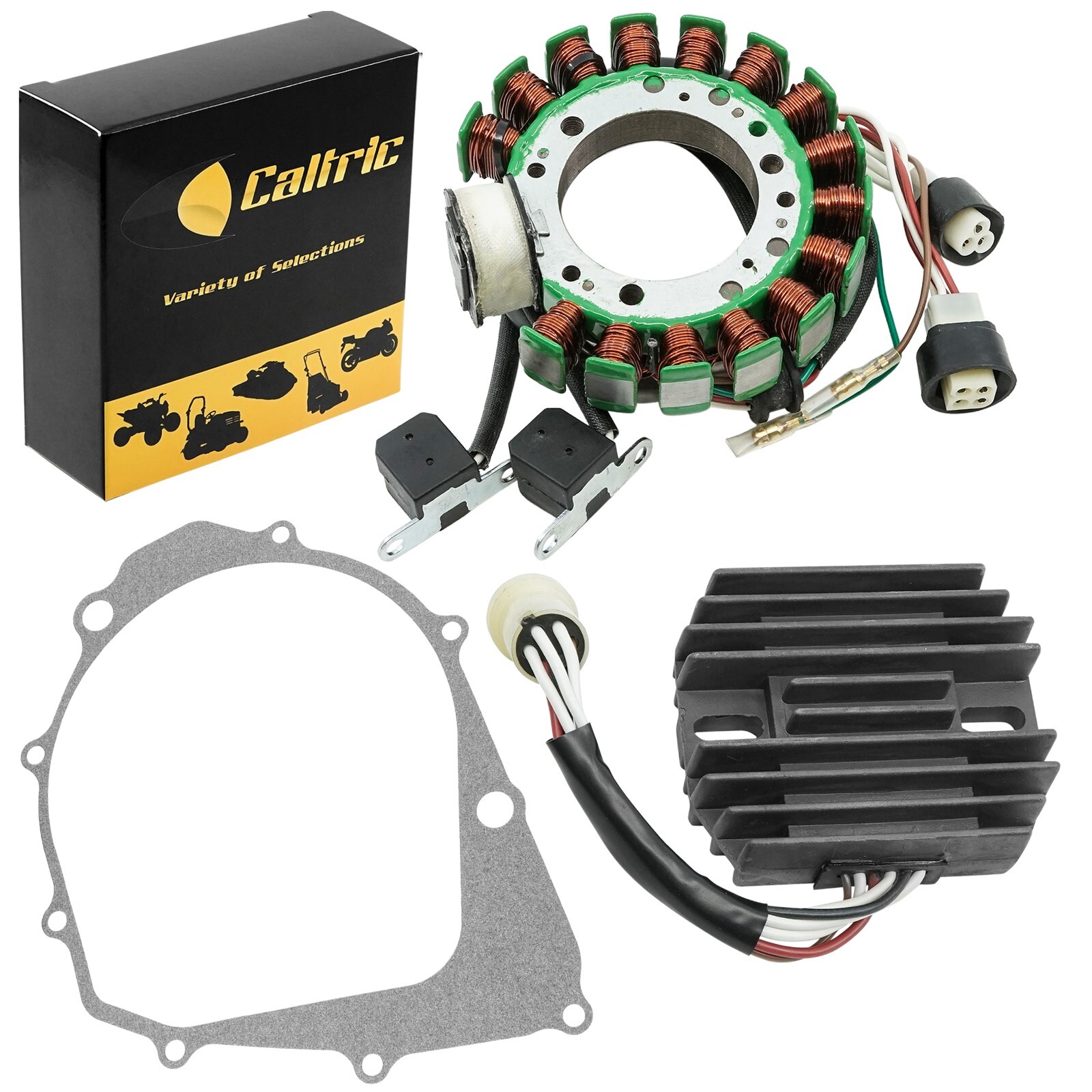 Stator Regulator Rectifier W/ Gasket for Yamaha Warrior 350 YFM350X 4X4 1987-89