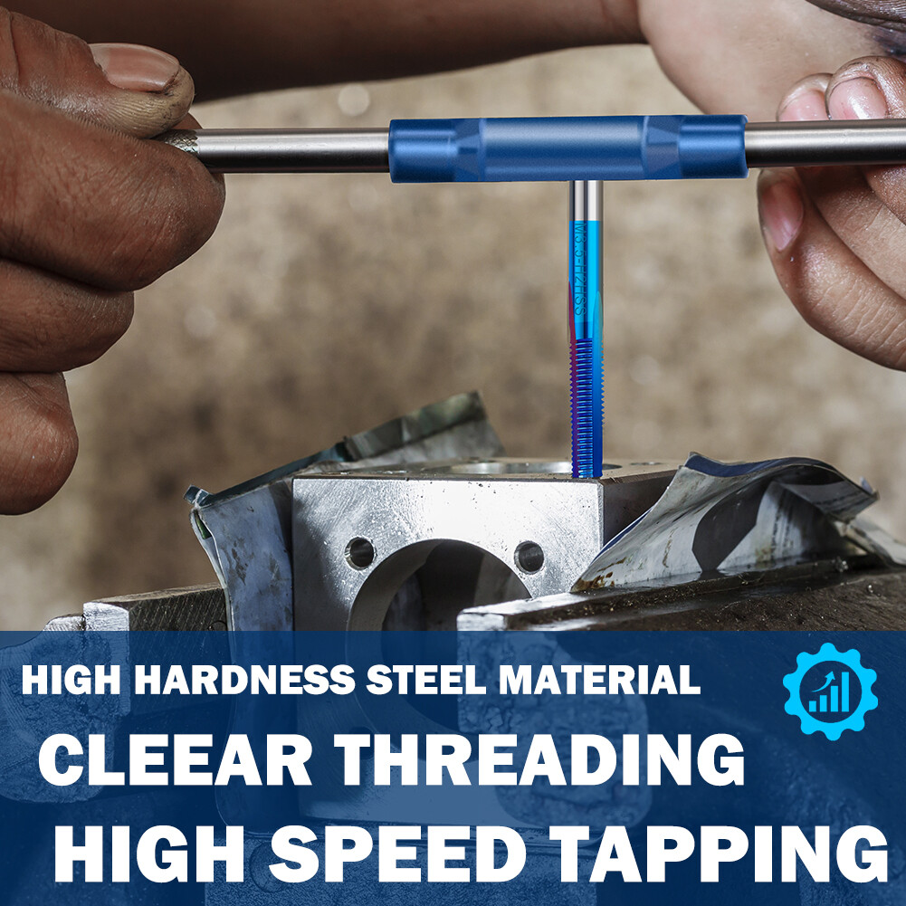 11pcs Micro Taps Bits Mini Machine Screw Drill Tap Set Metric Thread Screws Tap