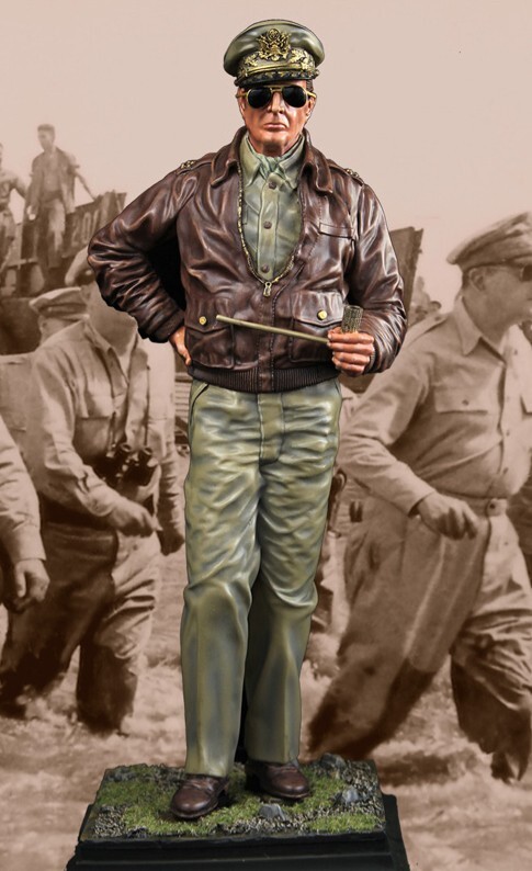 AMERICAN HELMET HAT WWII DOUGLAS MACARTHUR CS60023 STATUE