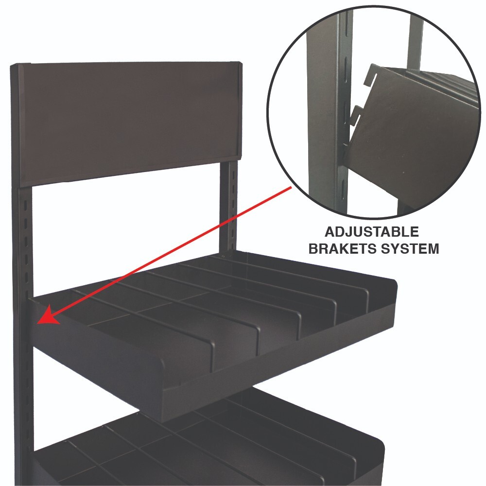 Aerosol Rack Assortment Display - Holds up to 150 Aerosol Cans