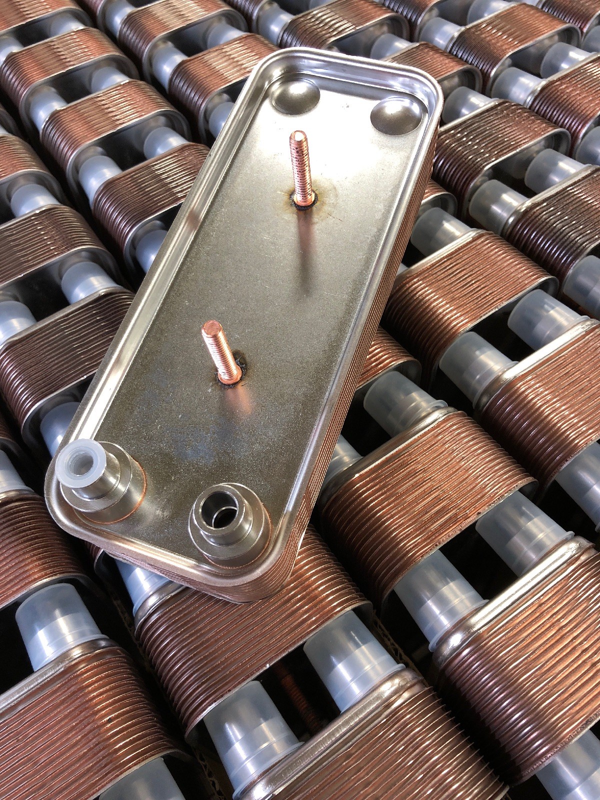 NEW, ALPHA LAVAL, AC10-16, BRAZED PLATE HEAT EXCHANGER, -58 - 347F, R410A. (41C)