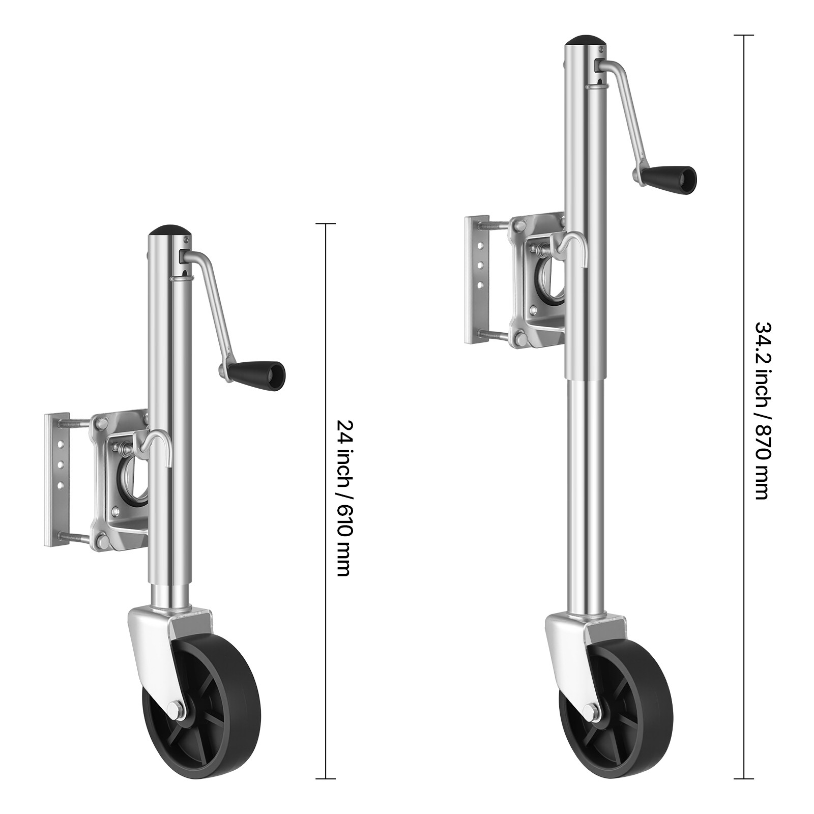Boat Trailer Jack Marine Heavy Duty Swivel Mount Tongue Jack 1000 lbs Load