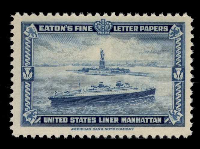 1939 NEW YORK WORLD'S FAIR - EATON'S STATIONERY LABELS