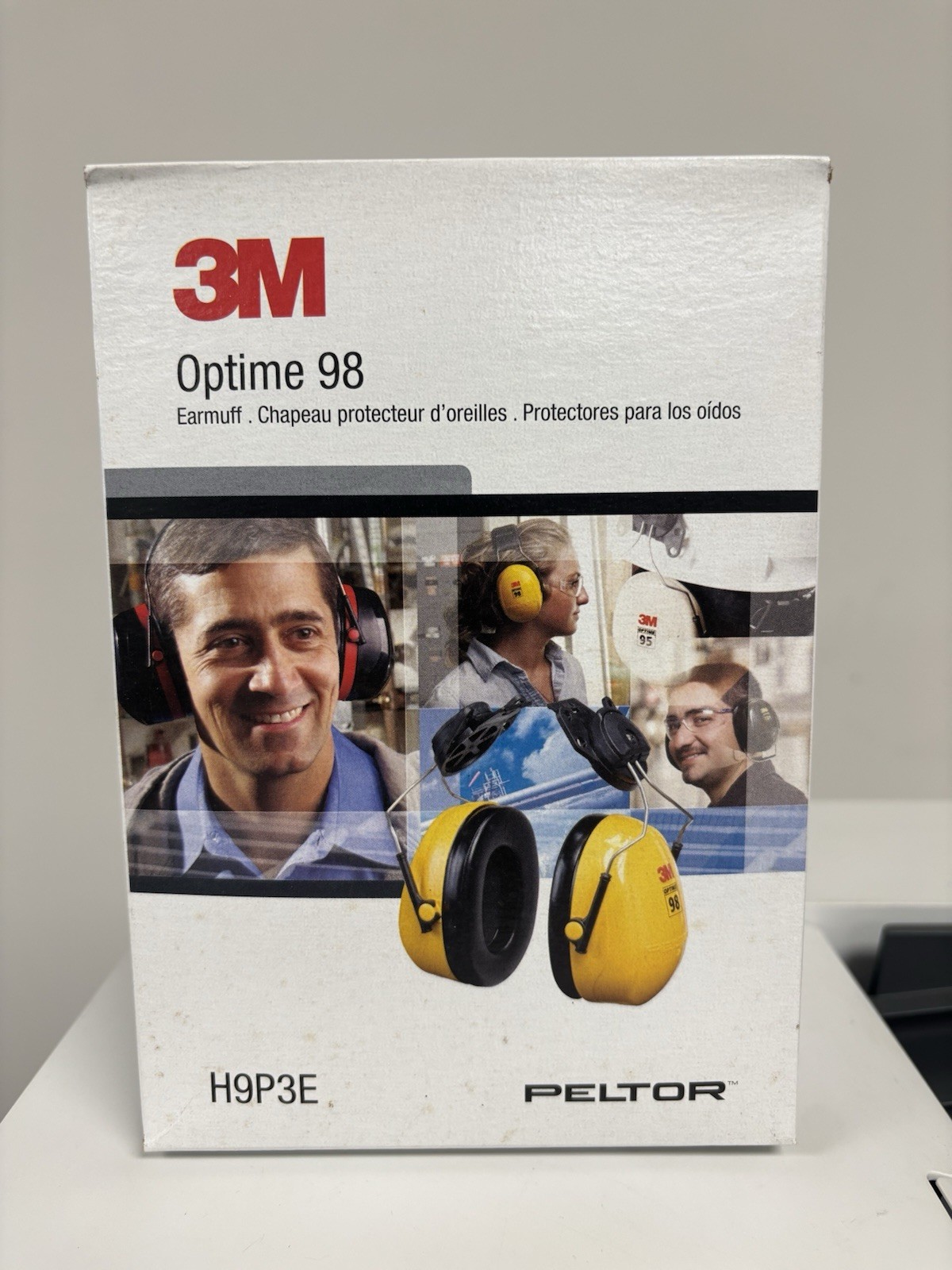 3M H9P3E PELTOR Cap Mount Ear Muffs Hard Hat Attachment Noise Reduction NRR 23dB