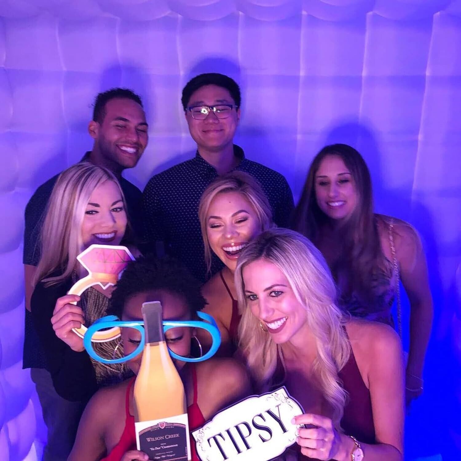 Inflatable Photo Booth Portable Shooting Photobooth Tent Enclosure Kit W/LED