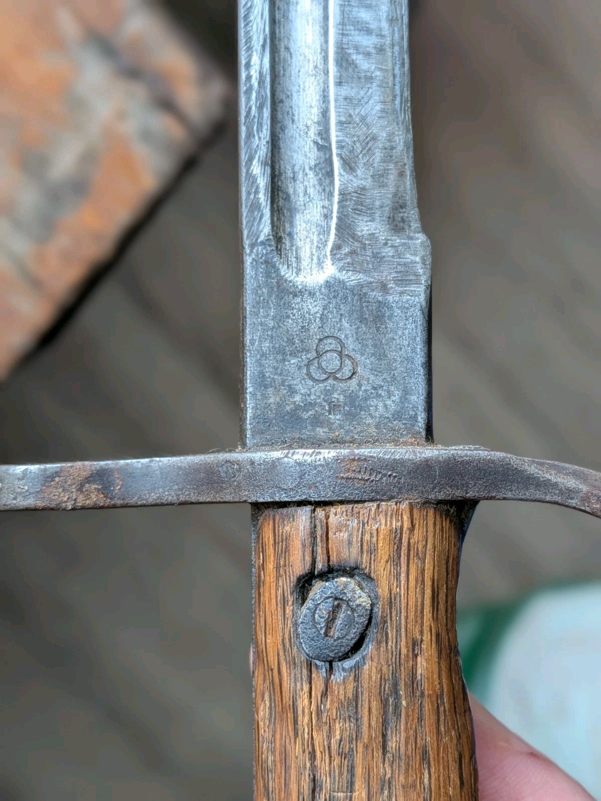 Shortened WW2 Japanese Arisaka Type 30 Bayonet w/Scabbard