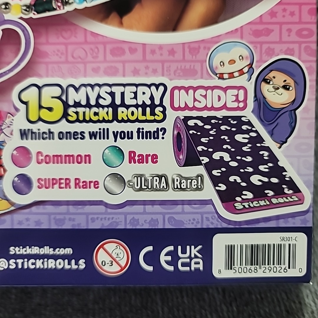 Sticki Rolls Series 2 Wearable Sharable Sticker Bracelets 350 Stickers-Sealed