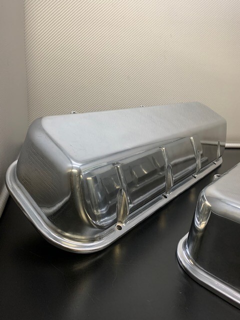 Angle Cut Aluminum Valve Covers 454 502 Big Block Chevy
