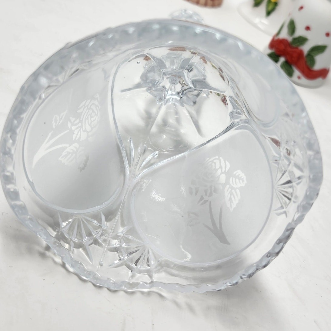 Lot Of 7 Mixed Etched Glass Ceramic Vintage Bells Collections Collectibles