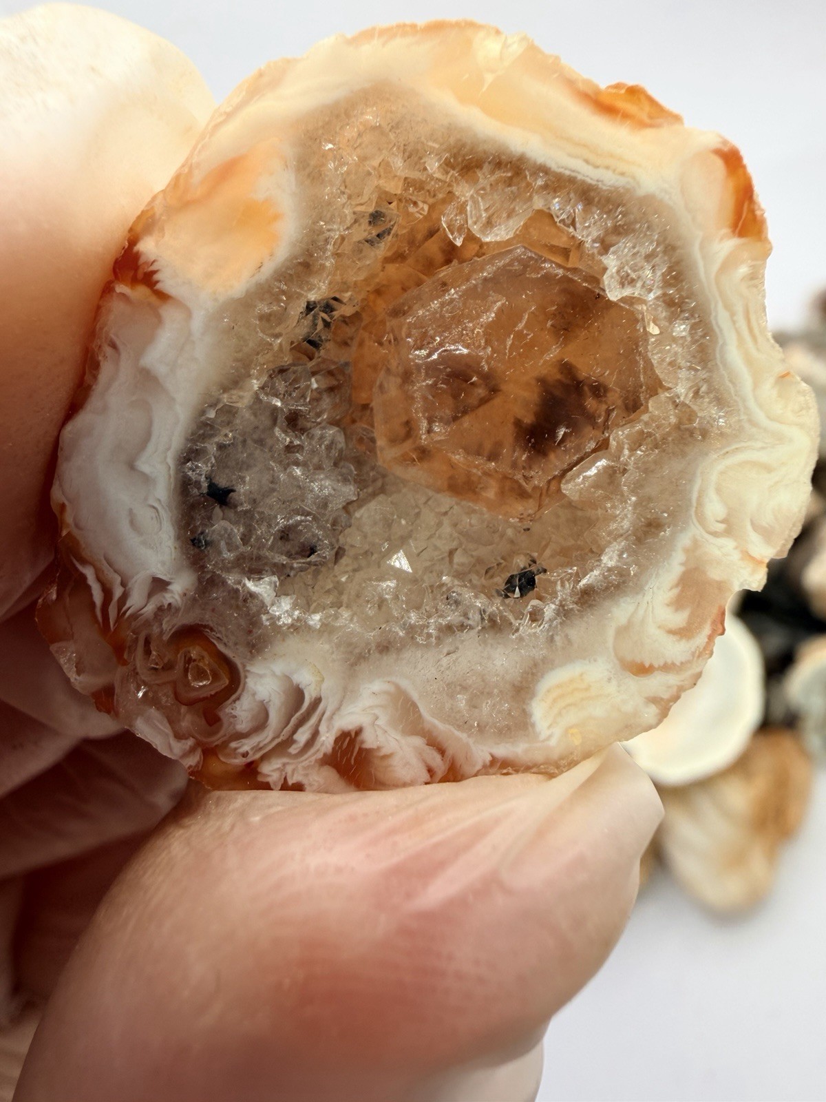 Rare Mini Occo Geodes from Brazil – Half lb Bulk Lot (9-12 Pieces)