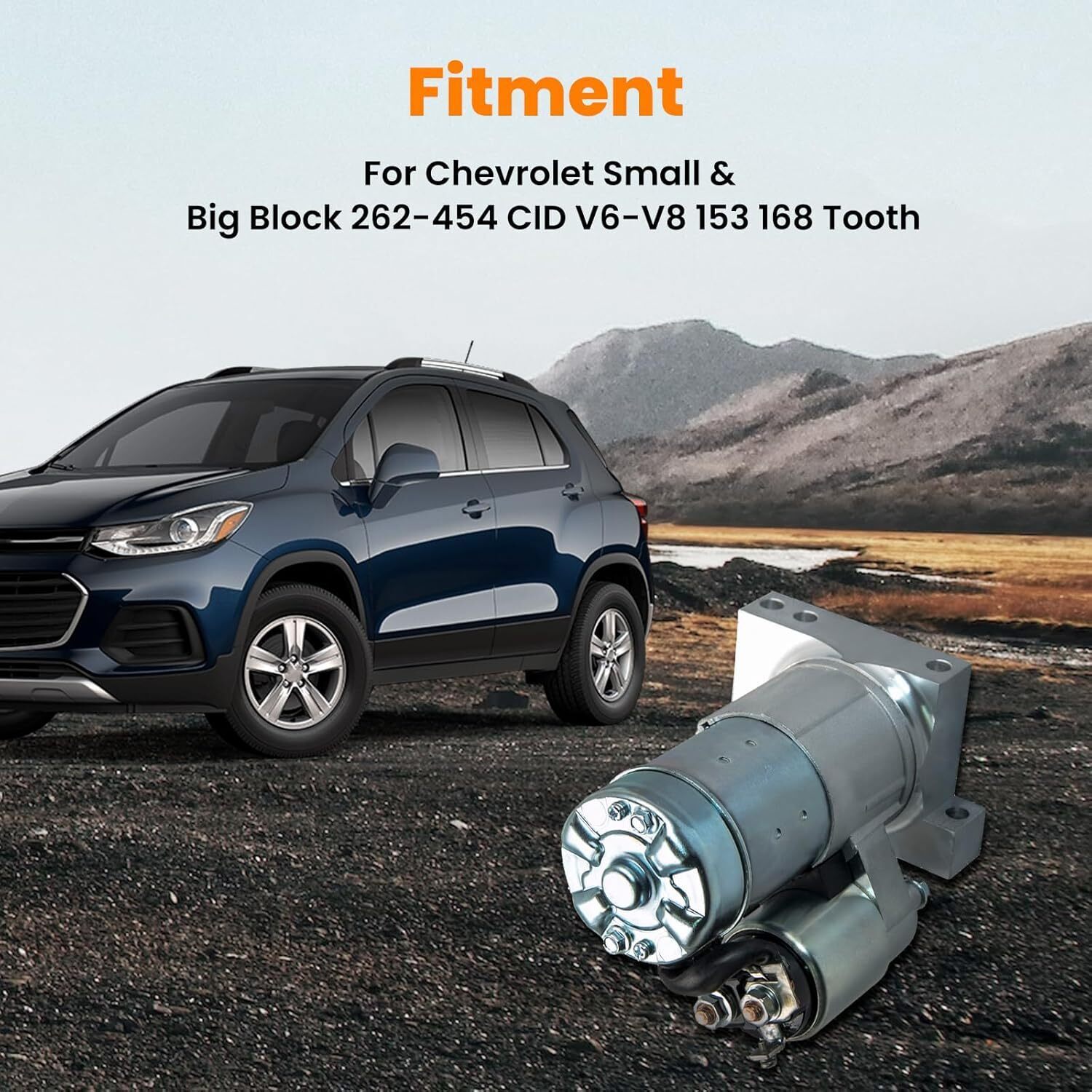 New Starter Motor for Chevy SBC BBC GM Super Mini High Torque 1.4KW CW 10 Teeth