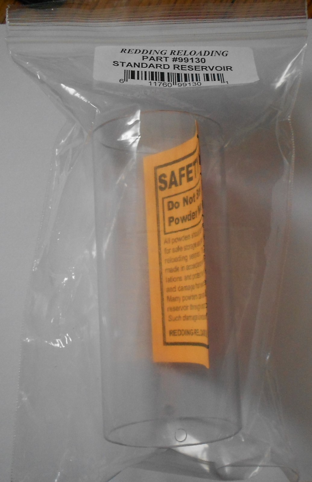 99130 REDDING POWDER MEASURE RESERVOIR - ORIGINAL LENGTH - BRAND NEW - FREE SHIP