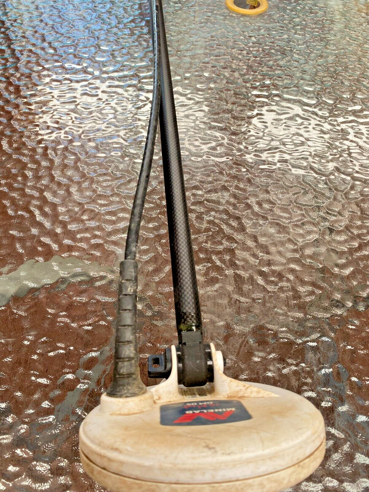 Minelab Monster Replacement Shaft Carbon Fibre with Nylon Clamps