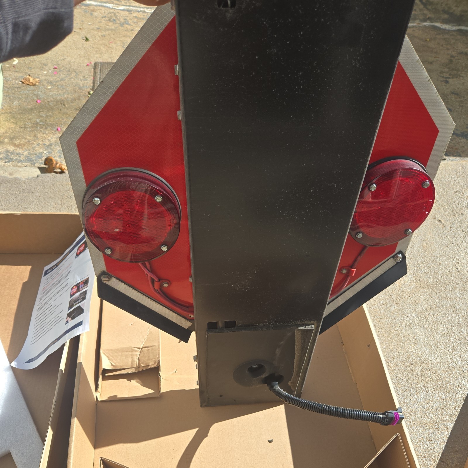 SAFE FLEET 2970C School Bus LED Stop Arm Sign