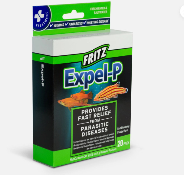 Fritz Expel-P Aquarium Water Treatment, 20 count