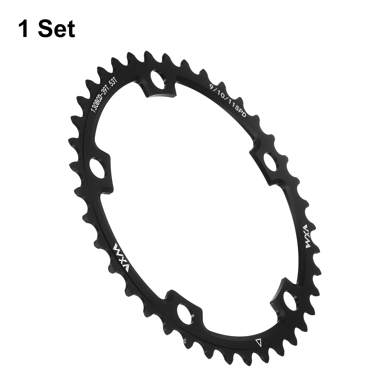130BCD Bike Chainring 39T Round Narrow Wide Single Chainring for Road Bike