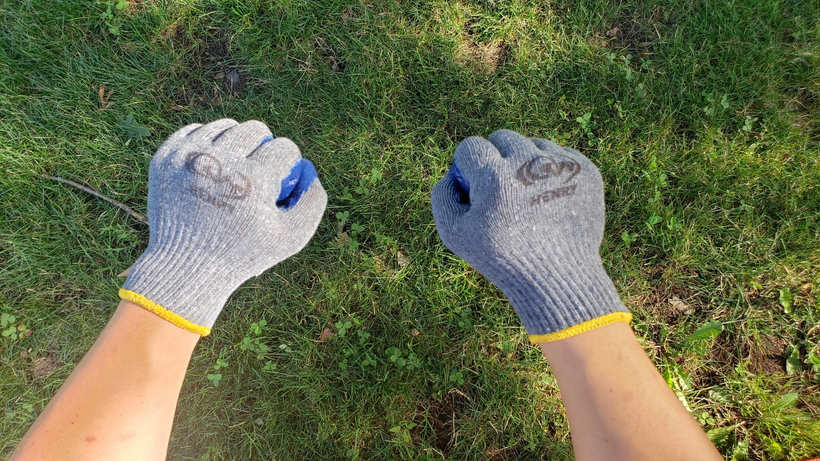 240 Pairs Premium BLUE Latex Rubber Coated Palm Work Gloves