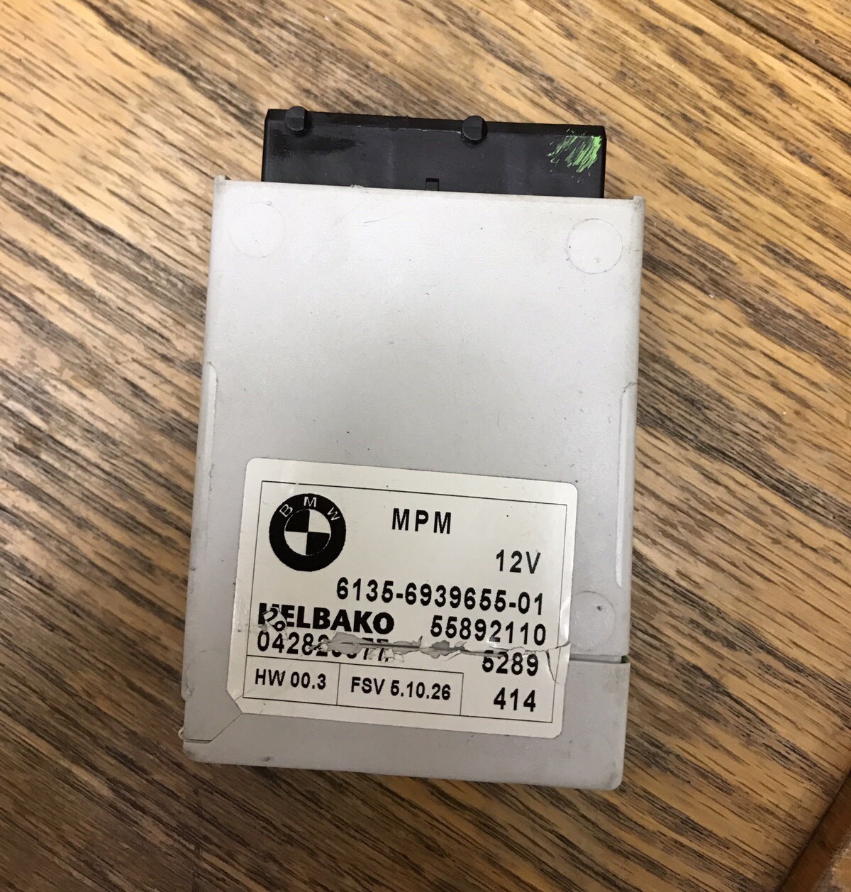 04-07 BMW E60 E63 525i 530i 545i 645Ci Micro Power Control Module 6135-6939655