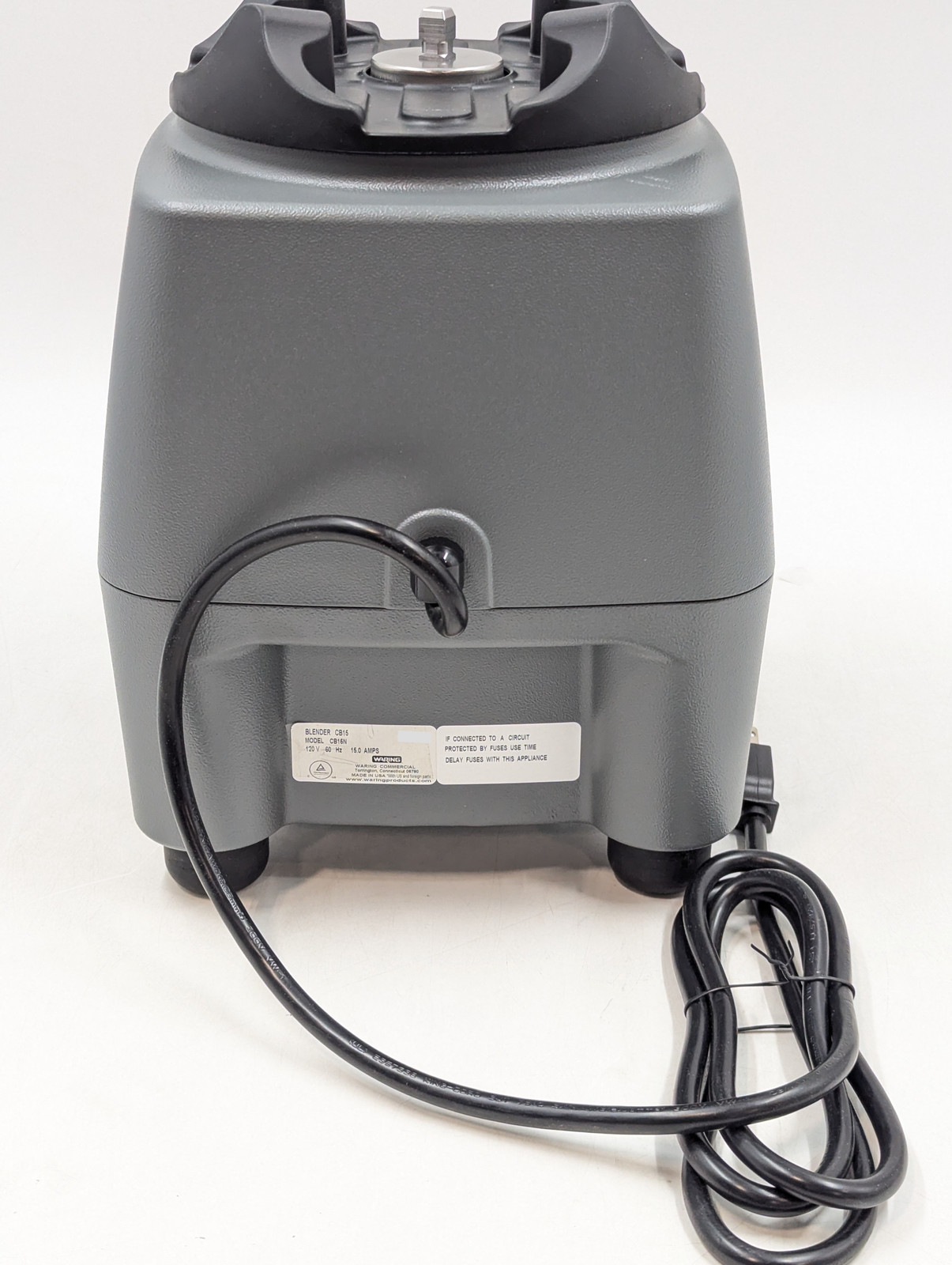 Waring CB15 Heavy Duty One Gallon 3.75HP 3-Speed Commercial Blender