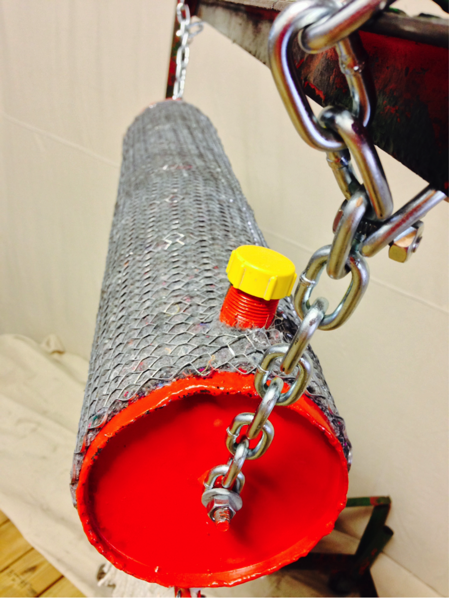 (1) 30" CATTLE LIVESTOCK OILER RUB for insect / parasite / fly control USA Mfg