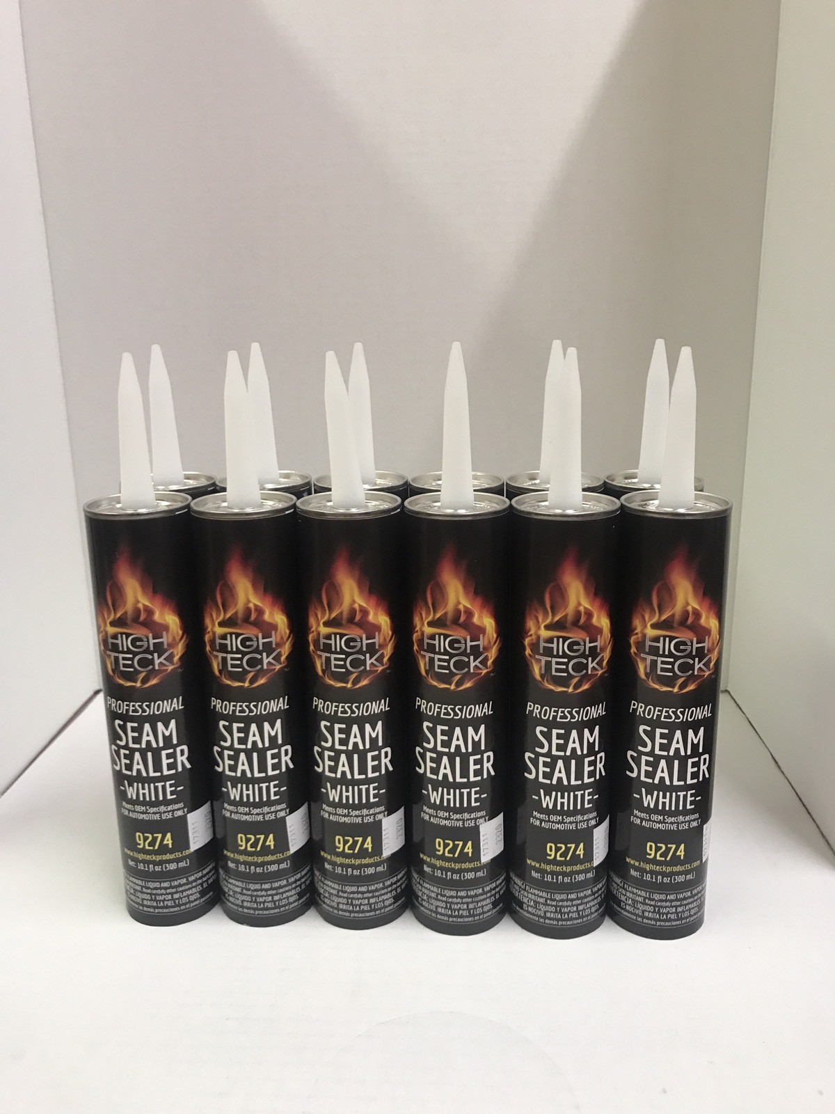 White  Seam Sealer  12 tubes Auto Body Grade Professional