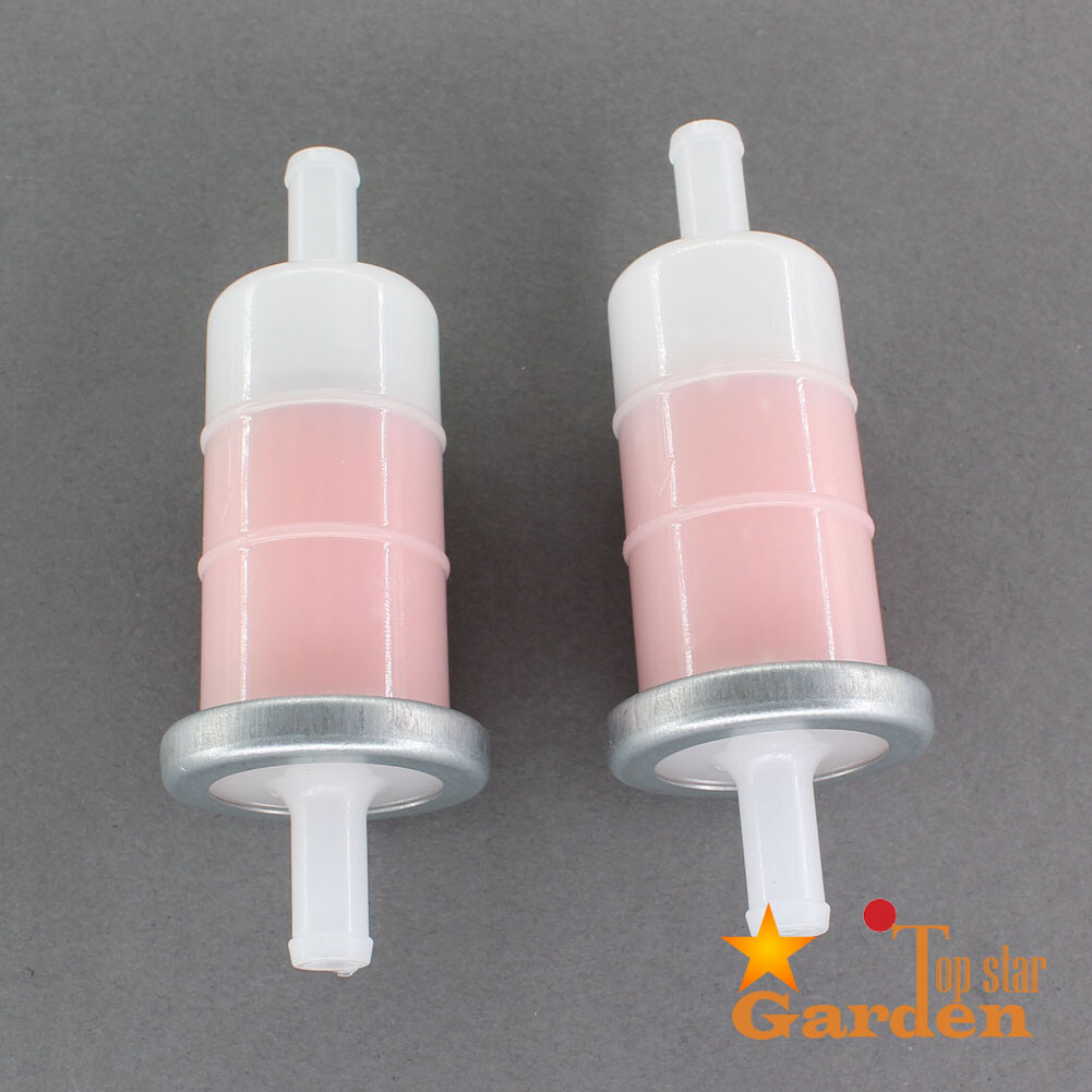 2x In-line Fuel Filter For Kawasaki Mule KAF400 KAF620 KAF300 KAF450 49019-1055
