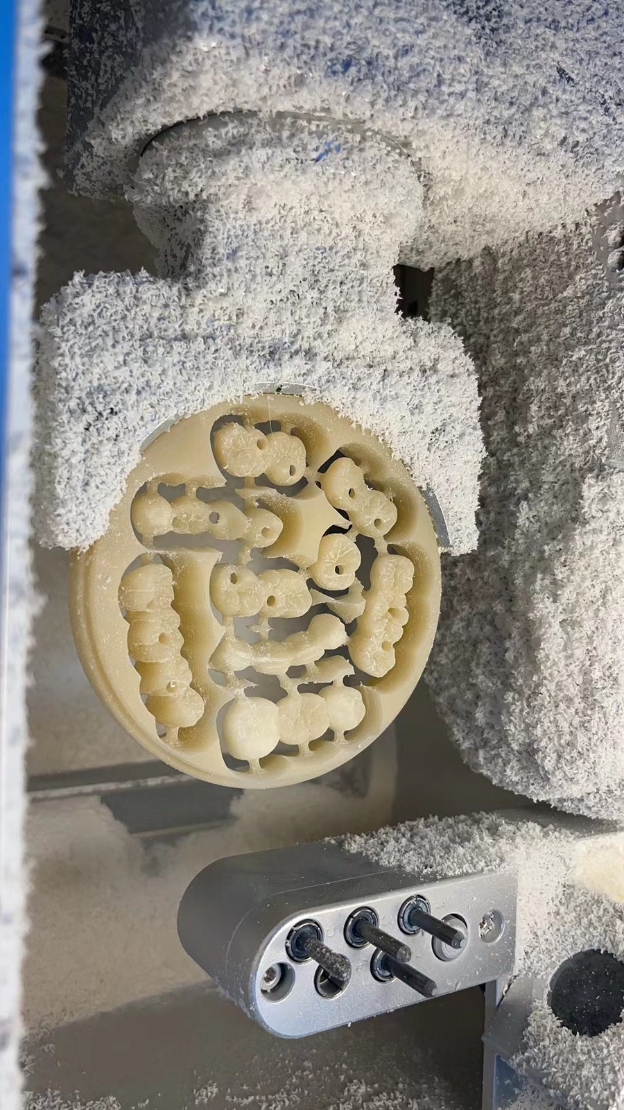 5-Axis Cutting Dental CAD/CAM Milling Machine Dentistry Closed Loop Stepper Moto