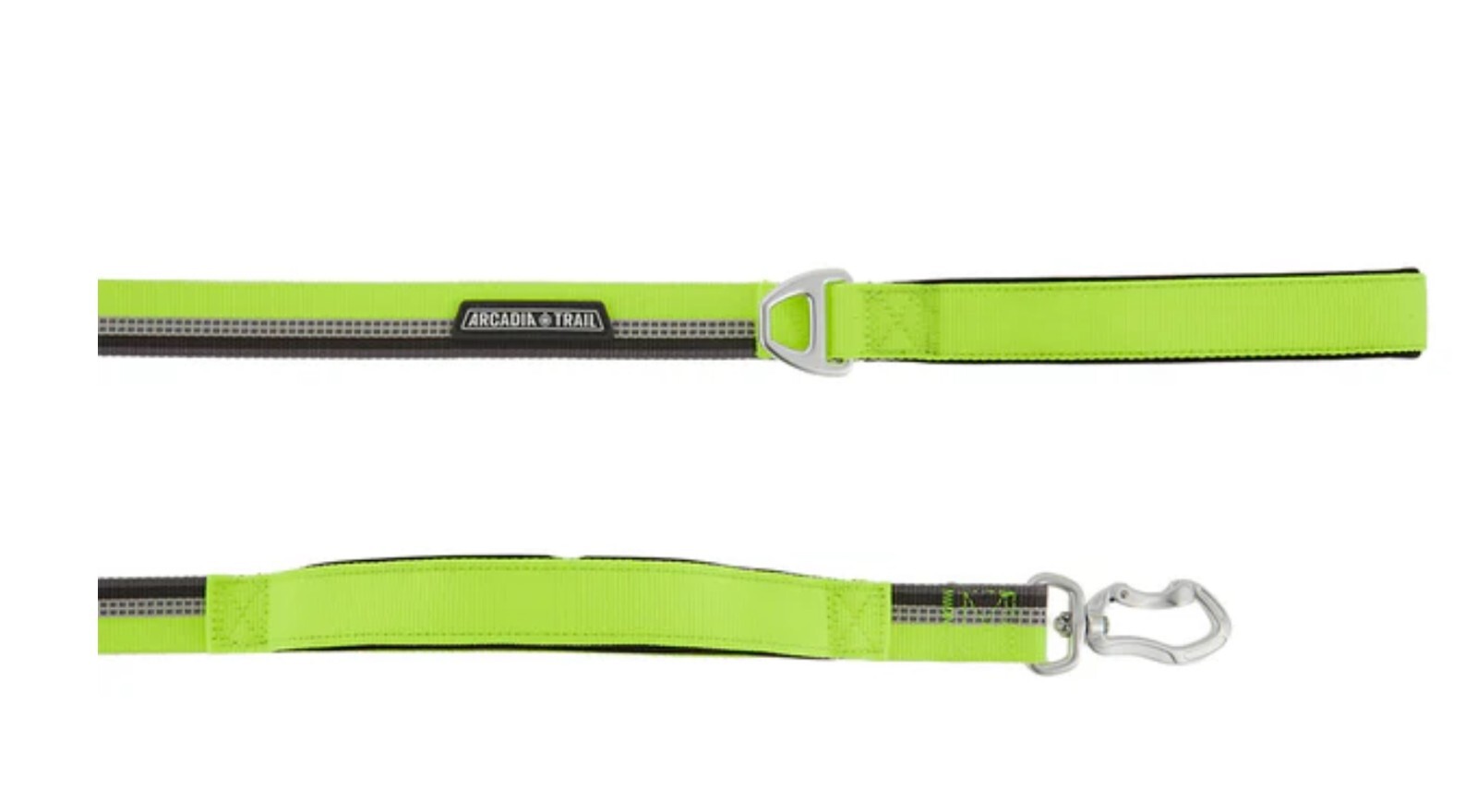 Arcadia Trail dog leash water resistant high visibility DOUBLE neoprene handle