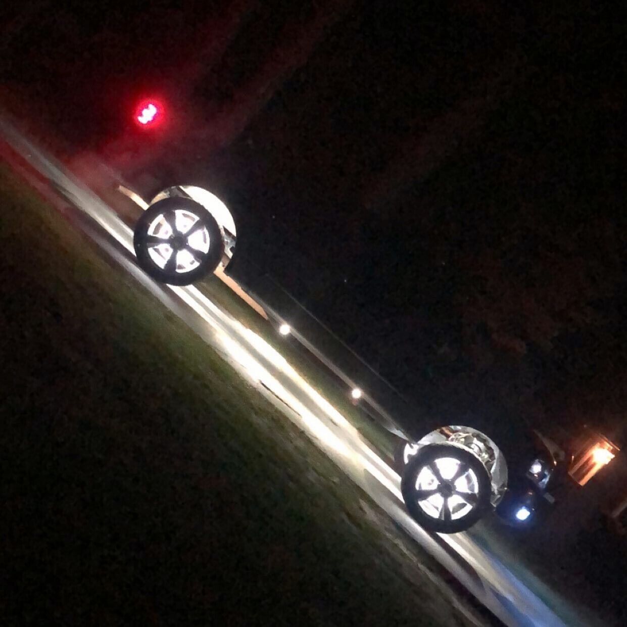 Set with (4) 17.5" QUAD ROW Strobes PURE WHITE Car Truck LED Wheel Rim Lights