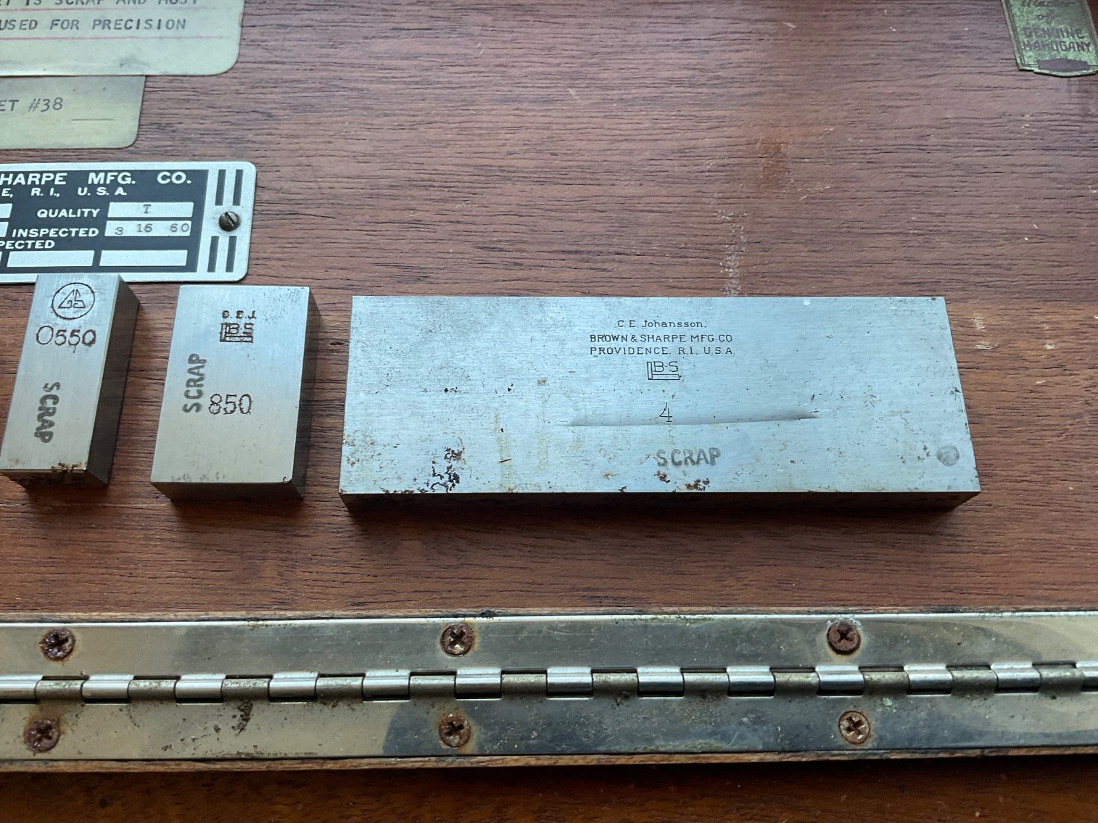 Johansson Brown & Sharpe 84 pieces Gage Set - Scrap only, Missing 3, Extra 3