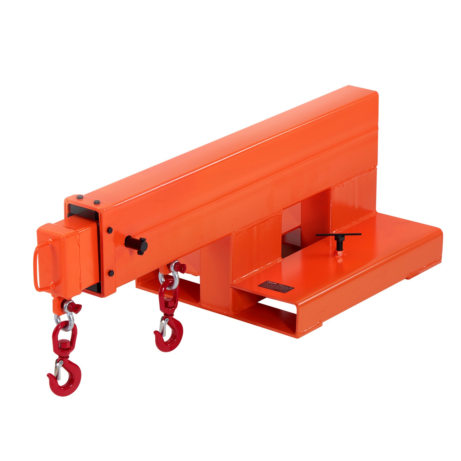 VEVOR Forklift Jib Boom Crane Adjustable Hoist Forklift Mobile Crane 5500 lbs