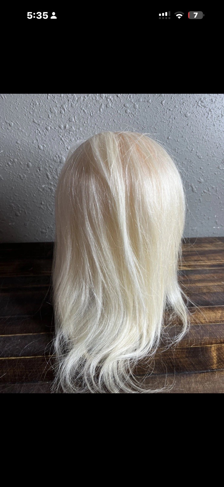 Burmax Debra Mannequin Head 100% Human Hair 19" Blonde Training Cosmetology