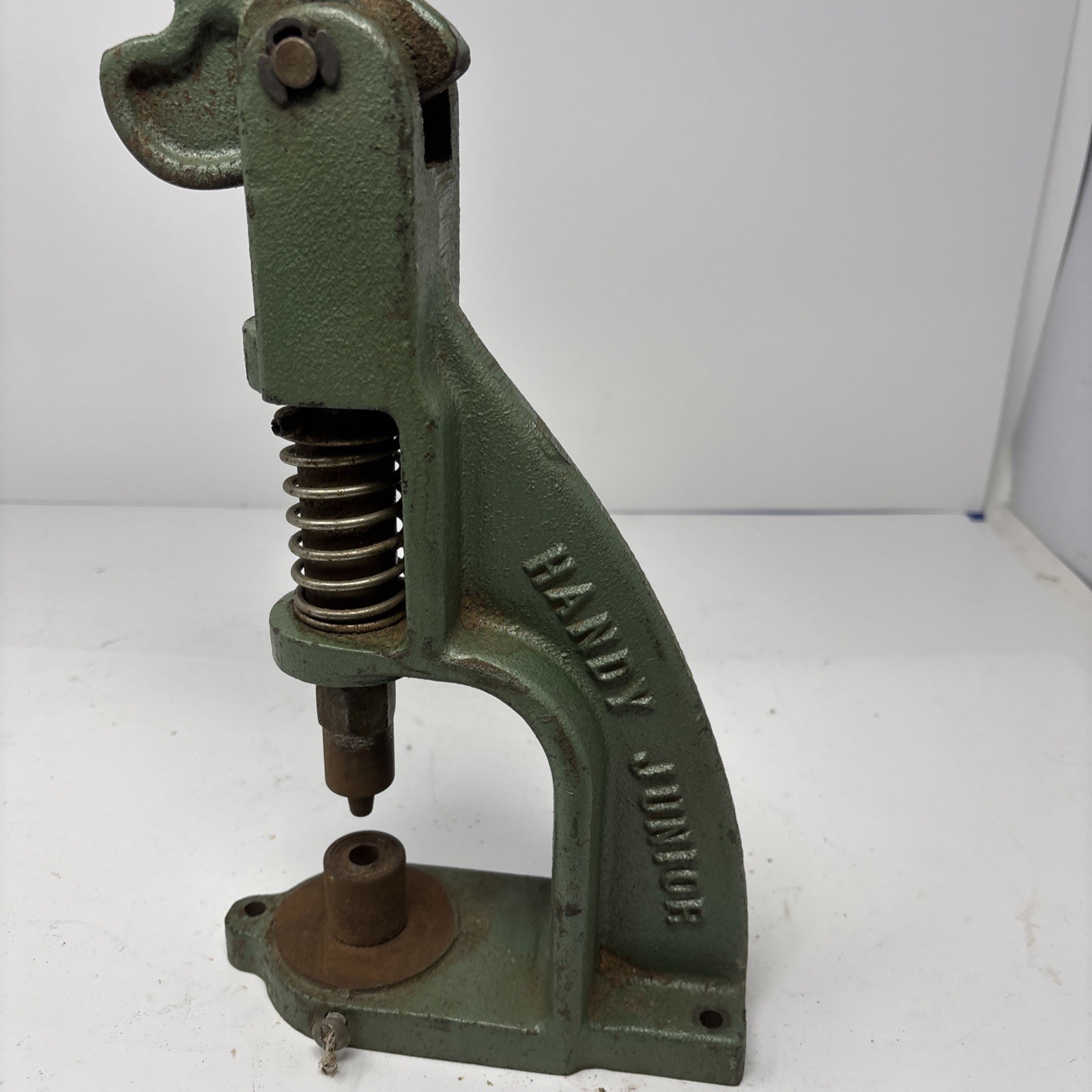 Vtg Handy Junior Button Press Machine Handy Button Co. Chicago USA Works