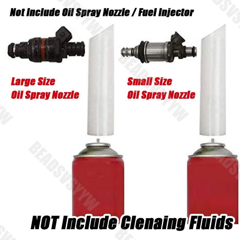 Universal Fuel Injector Flush Cleaner Adapter DIY Kit Car Nozzle Cleaning Tool