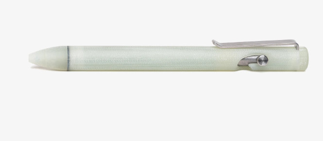 Tactile Turn Shop Series G10 Bolt Action Pen Standard, Short, Mini -Natural Jade