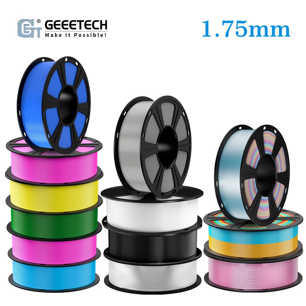 Geeetech Filament 0.5/1KG 1.75mm PLA/PETG/TPU/HS-PLA/ABS+/ASA/Resin 3D Printer