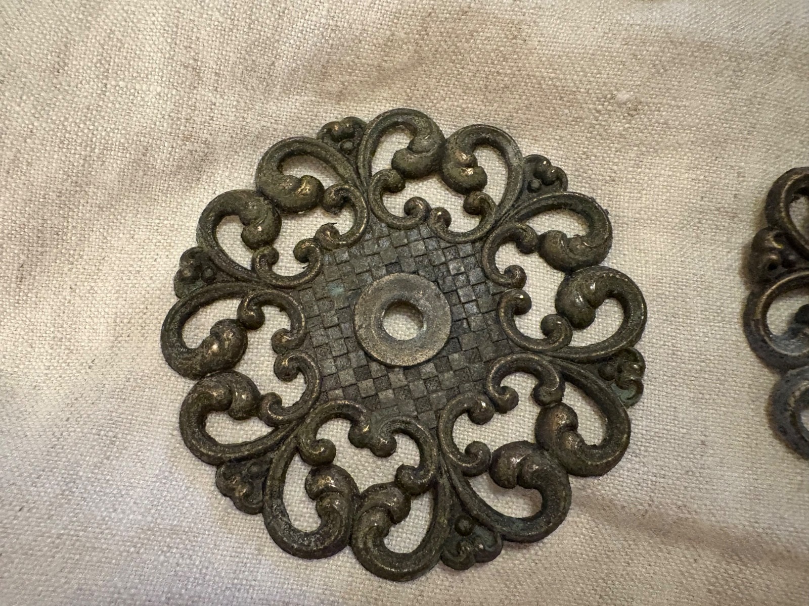 Brass Metal Furniture Embellishments Set 13 Vintage Decorative Hardware Pieces