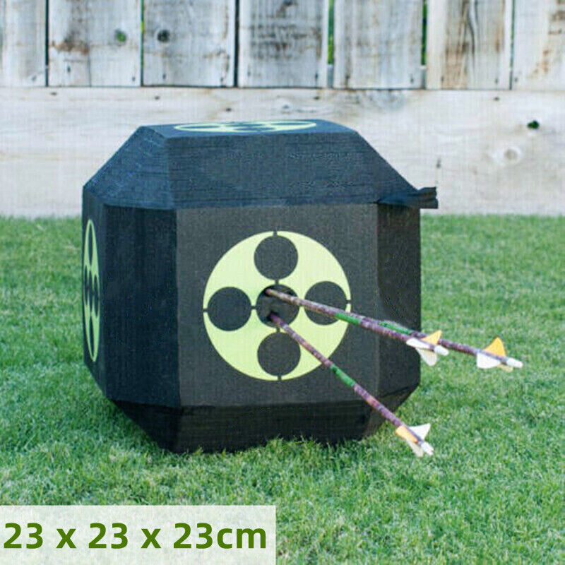 9‘’x9''x9'' Archery Polyhedral Target 3D High Density Foam Cube Target Shooting