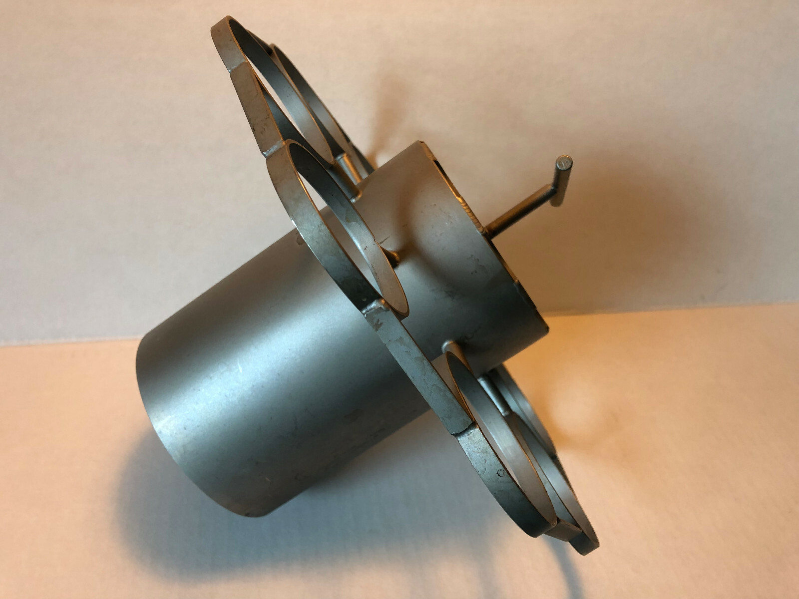 Whiskey Flight Industrial Style 8 slots metal mancave barware Bourbon Scotch