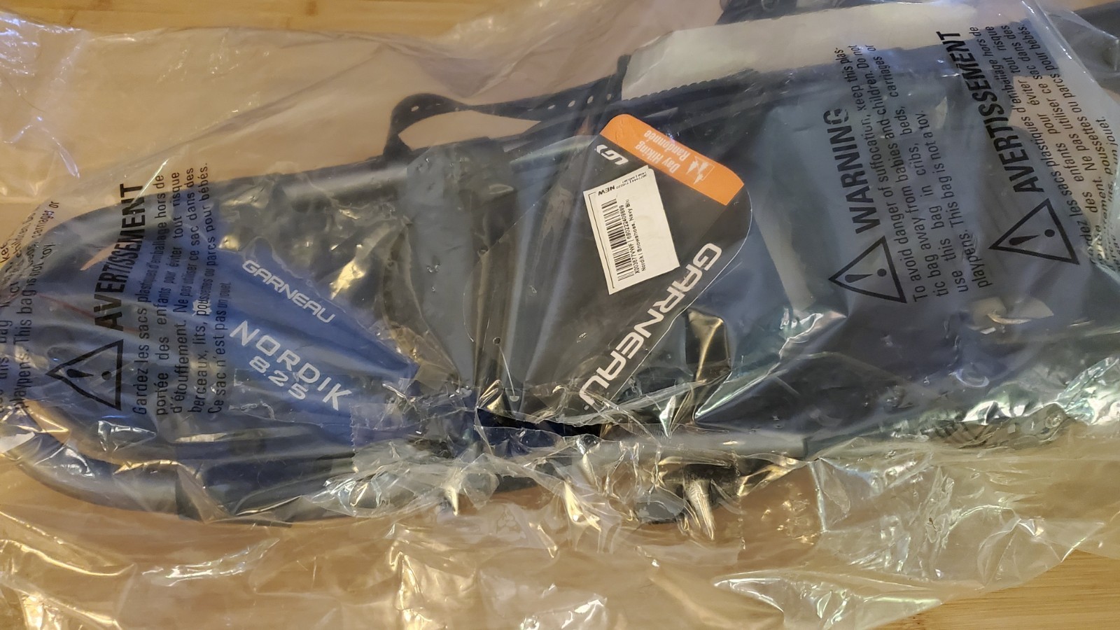 Louis Garneau Adult Nordik I Snowshoes 825 Navy Blue (User Weight 100-200lbs)