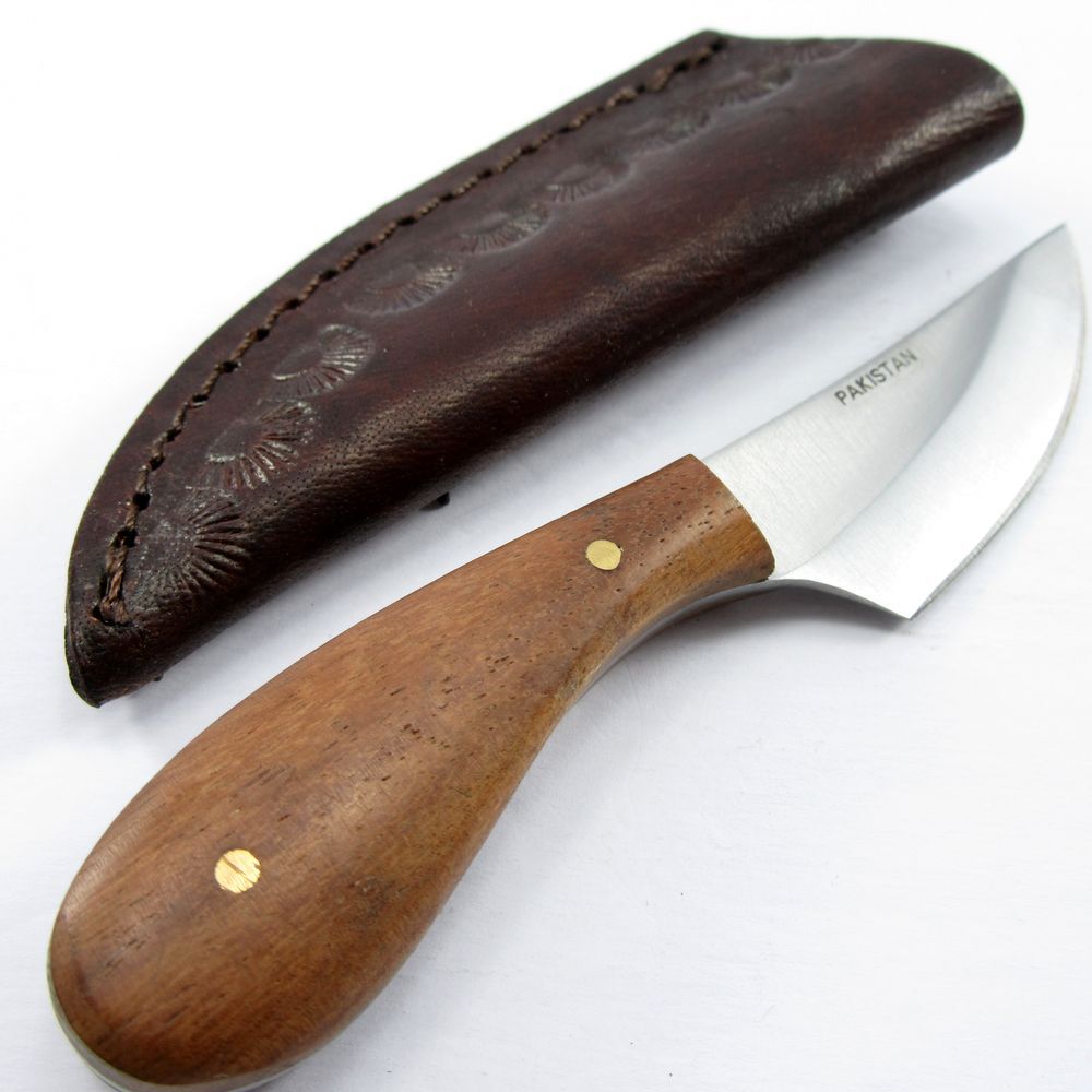 Native American Indian Style Small Skinning Patch Knife 4.5" Overall + Sheath