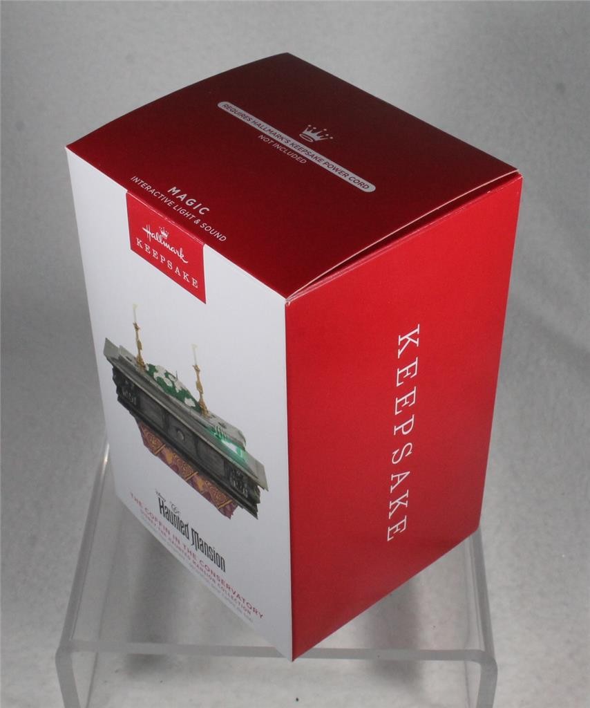 2025 Hallmark Ornament - COFFIN IN THE CONSERVATORY -Disney Haunted Mansion -NIB