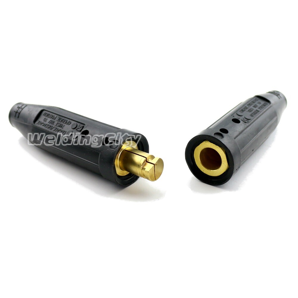 WeldingCity® Tweco-type 4-MPC/LC-40HD Positive Cam Cable Connector Pair 3/0-4/0