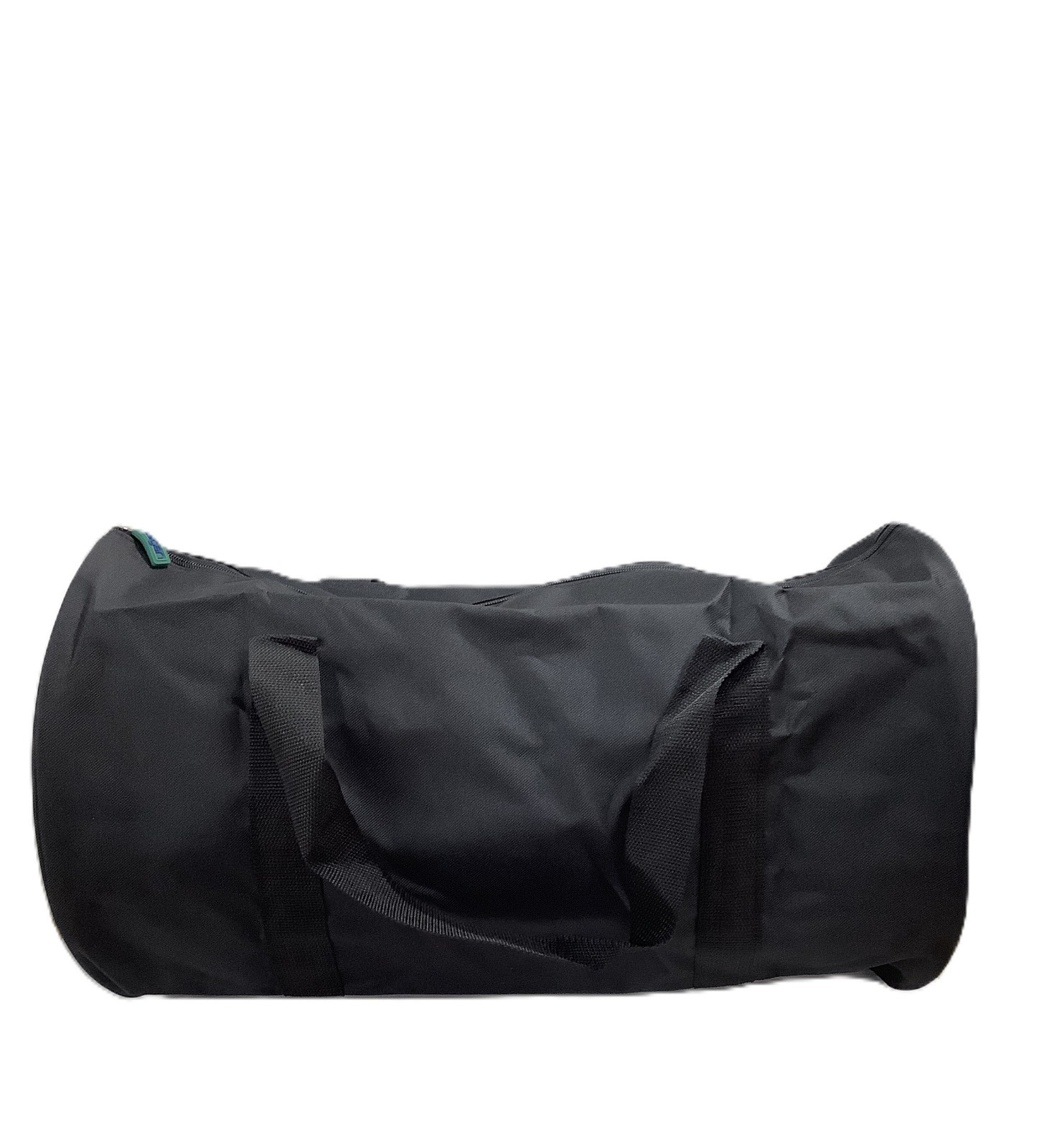 black duffel bag