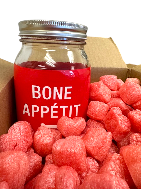 FunPak Red Hearts Biodegradable Packing Peanuts 1.5 cu ft Bag