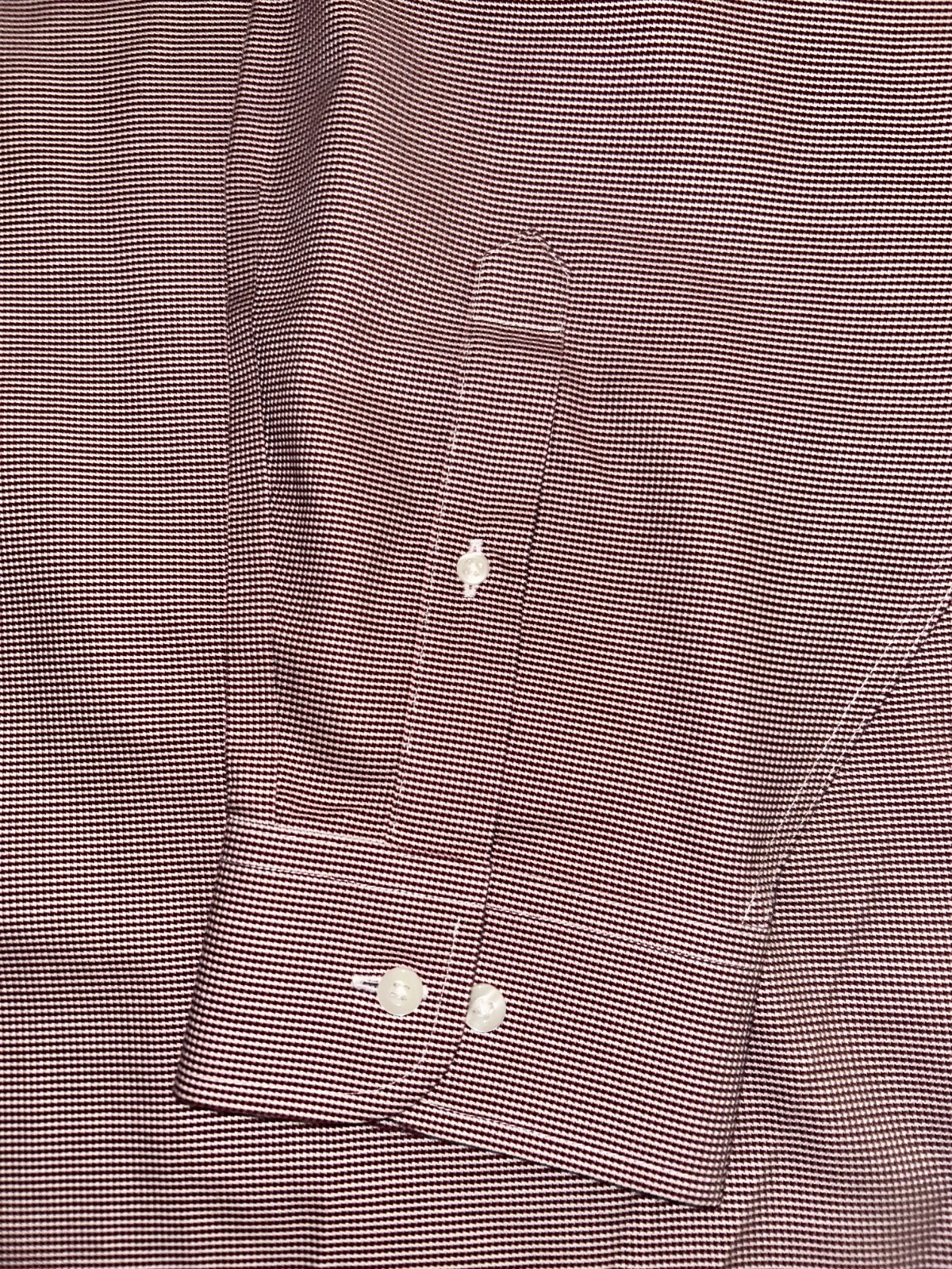 NWT's Roundtree Yorke Gold Label Dobby Red 19 36/37 Big Dress Shirt