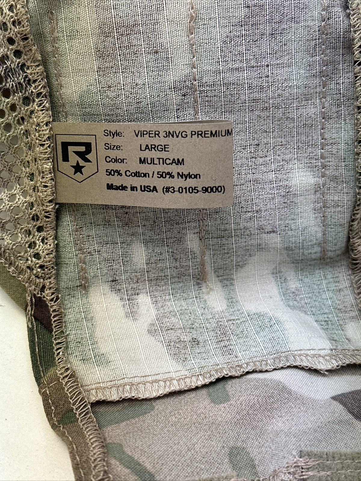 Revision Tactical High Cut Helmet Cover Crye Multicam Fits M-L Ops Core Gentex