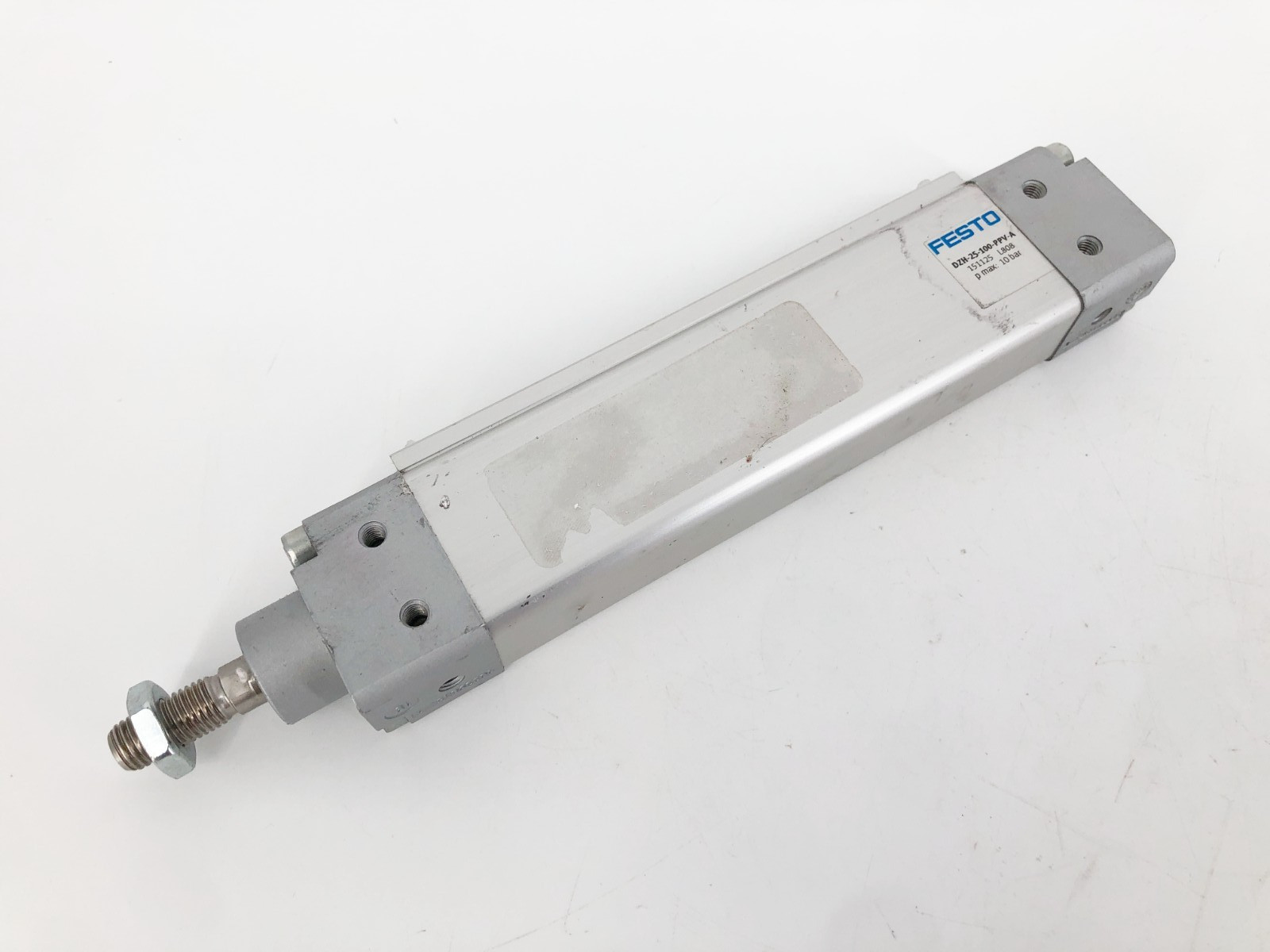 New Festo DZH-25-100-PPV-A Flat Cylinder 25mm Bore 100mm Stroke 151125 - No Box