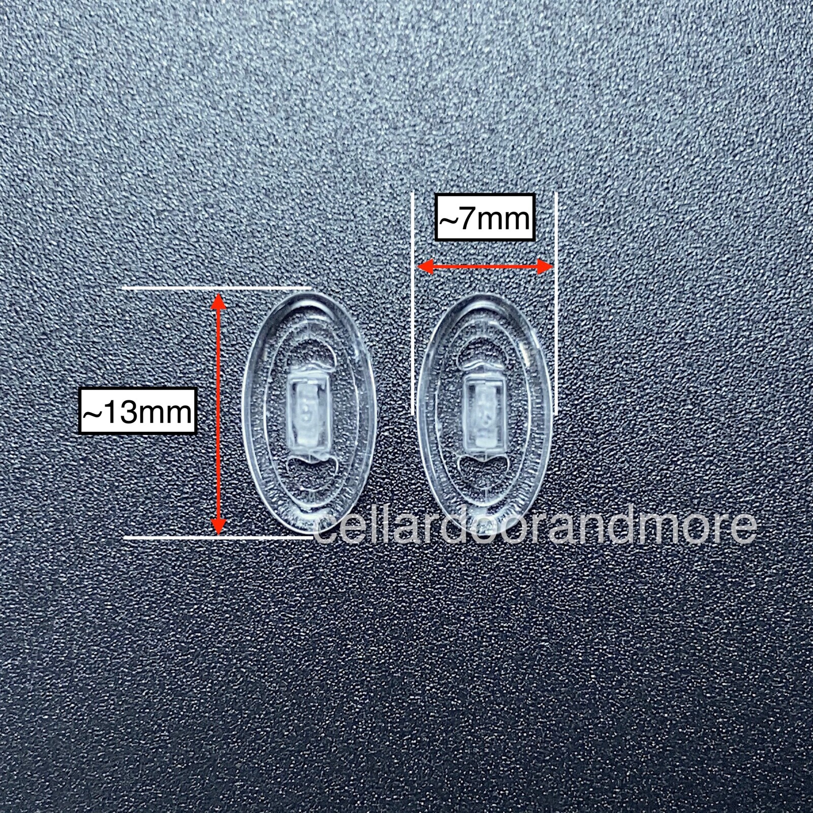 Nose Pads for THEO Eyewear Eyeglasses Sunglasses New Primadonna 13mm Oval TH-52