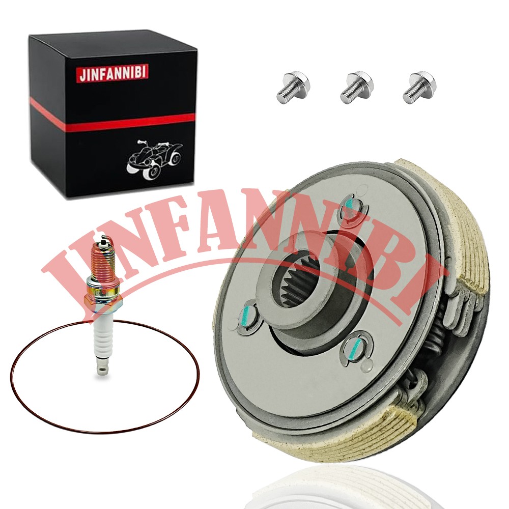 Wet Clutch Assembly Kit Set for Honda Recon 250 TRX250TM TRX250TE 2002-2023